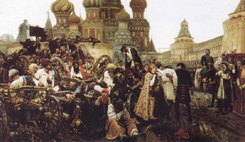 Vasily Surikov The Morning of the Execution of the Streltsy